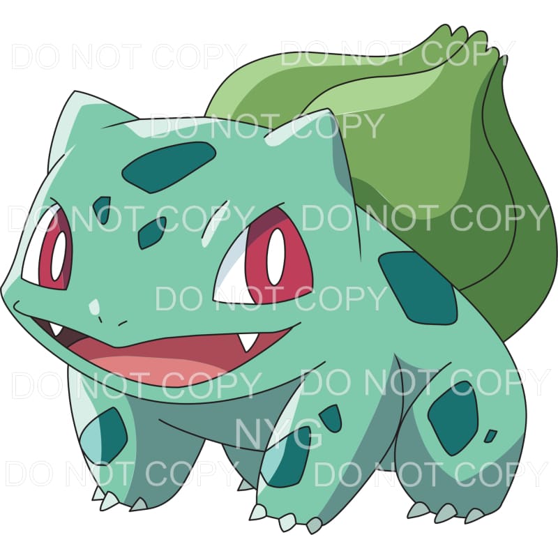 Balbasaur Pokemon Character #1334 Sublimation transfers -