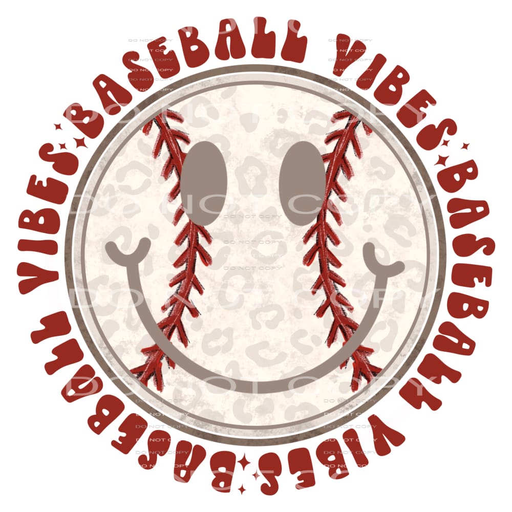 baseball vibes #4675 Sublimation transfers - Heat Transfer
