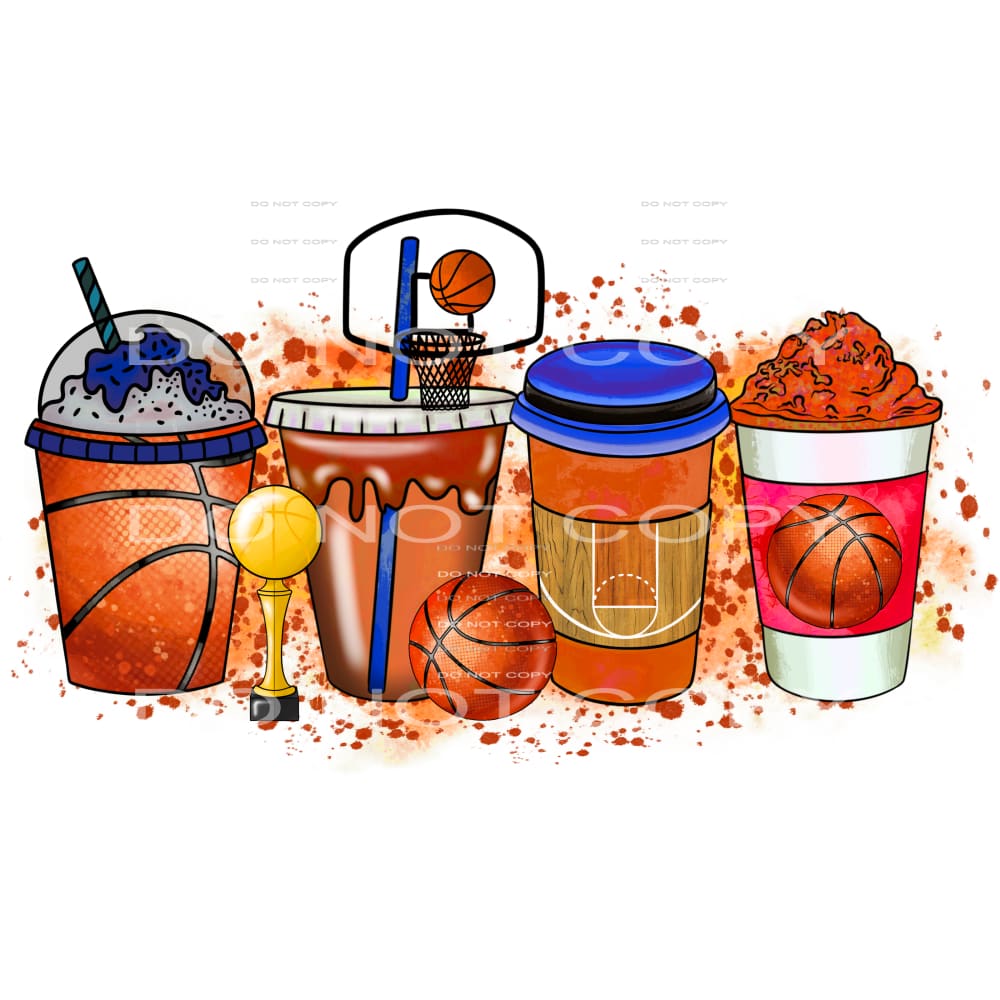 Basketball Drinks # 2112 Sublimation transfers - Heat