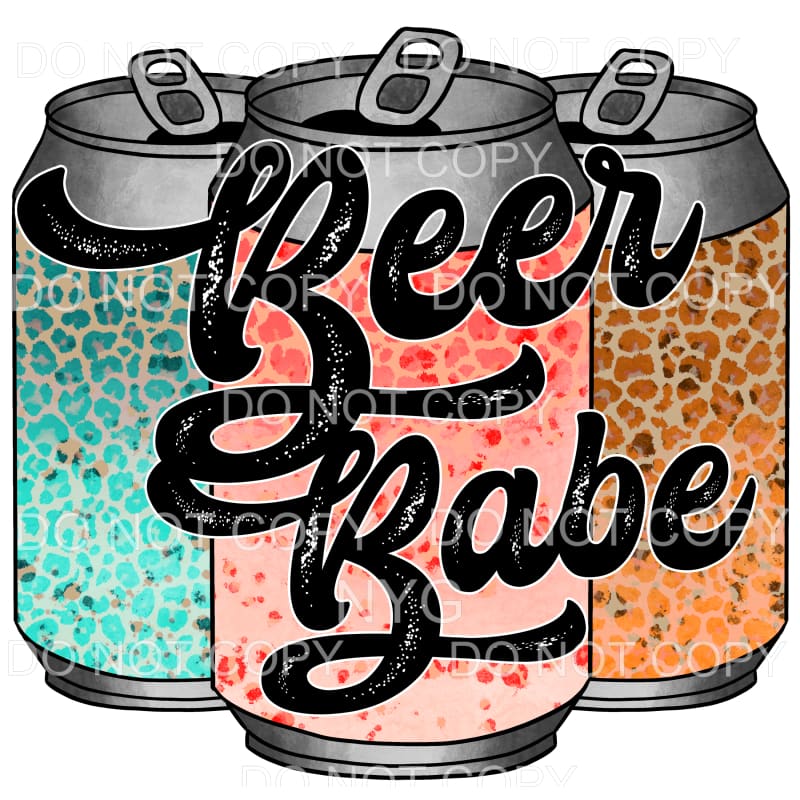 beer babe # 78 Sublimation transfers - Heat Transfer