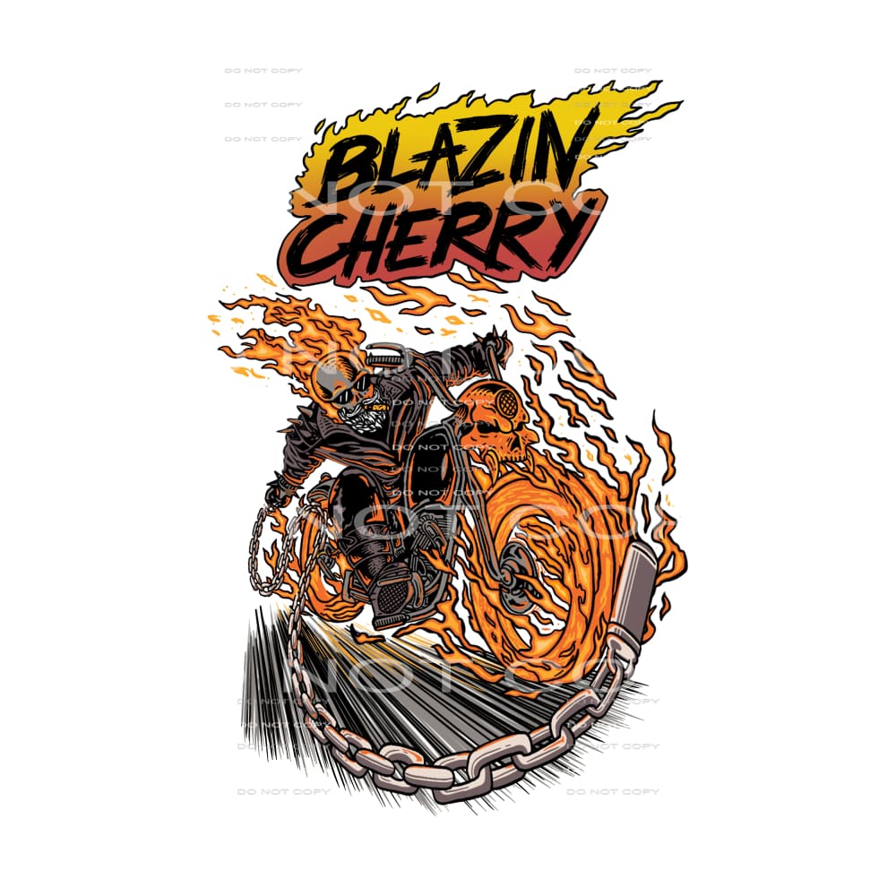 Blazin Cherry Custom Sublimation transfers - Heat Transfer