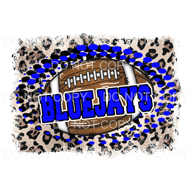 bluejays Football # 565 Sublimation transfers - Heat