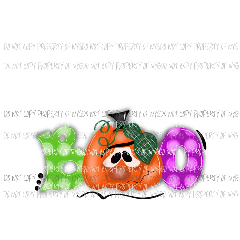 BOO pumpkins fall Sublimation transfers Heat Transfer
