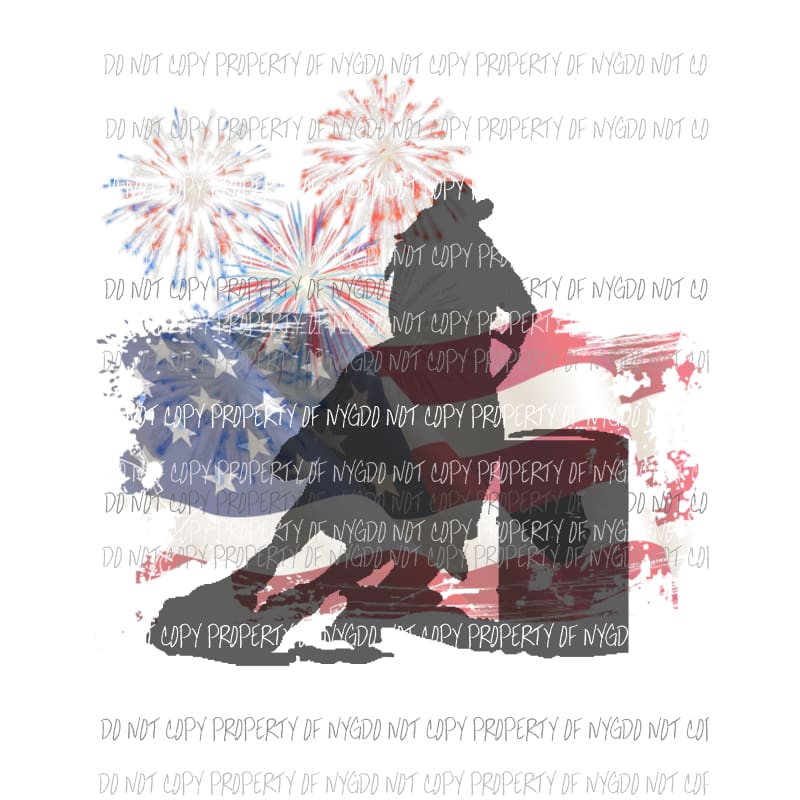 Bull Rider Sublimation transfers Heat Transfer