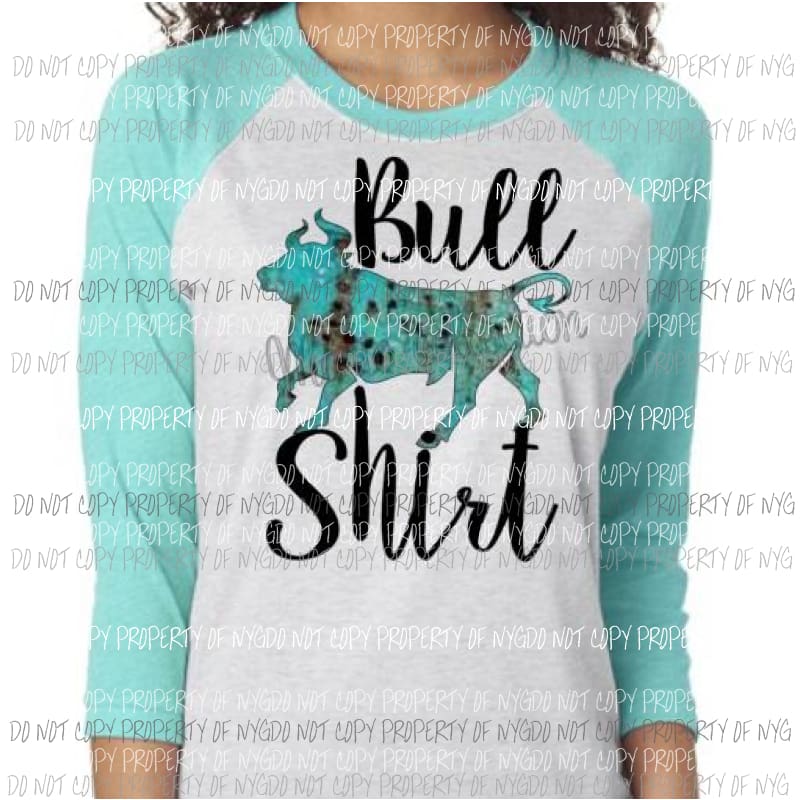 BULL SHIrT 1 sublimation transfer Heat Transfer