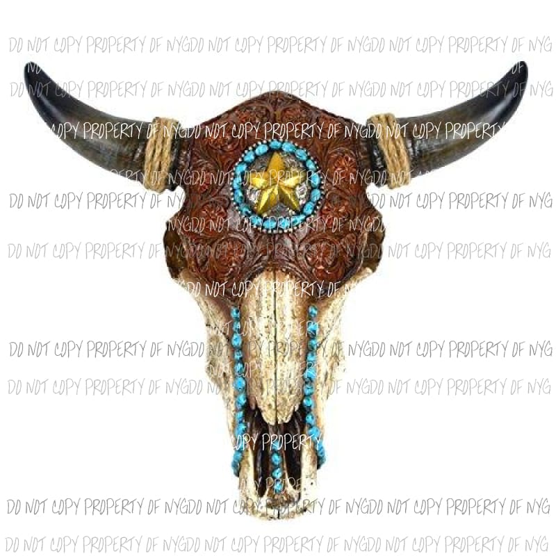 Bull skull mc314 Heat Transfer