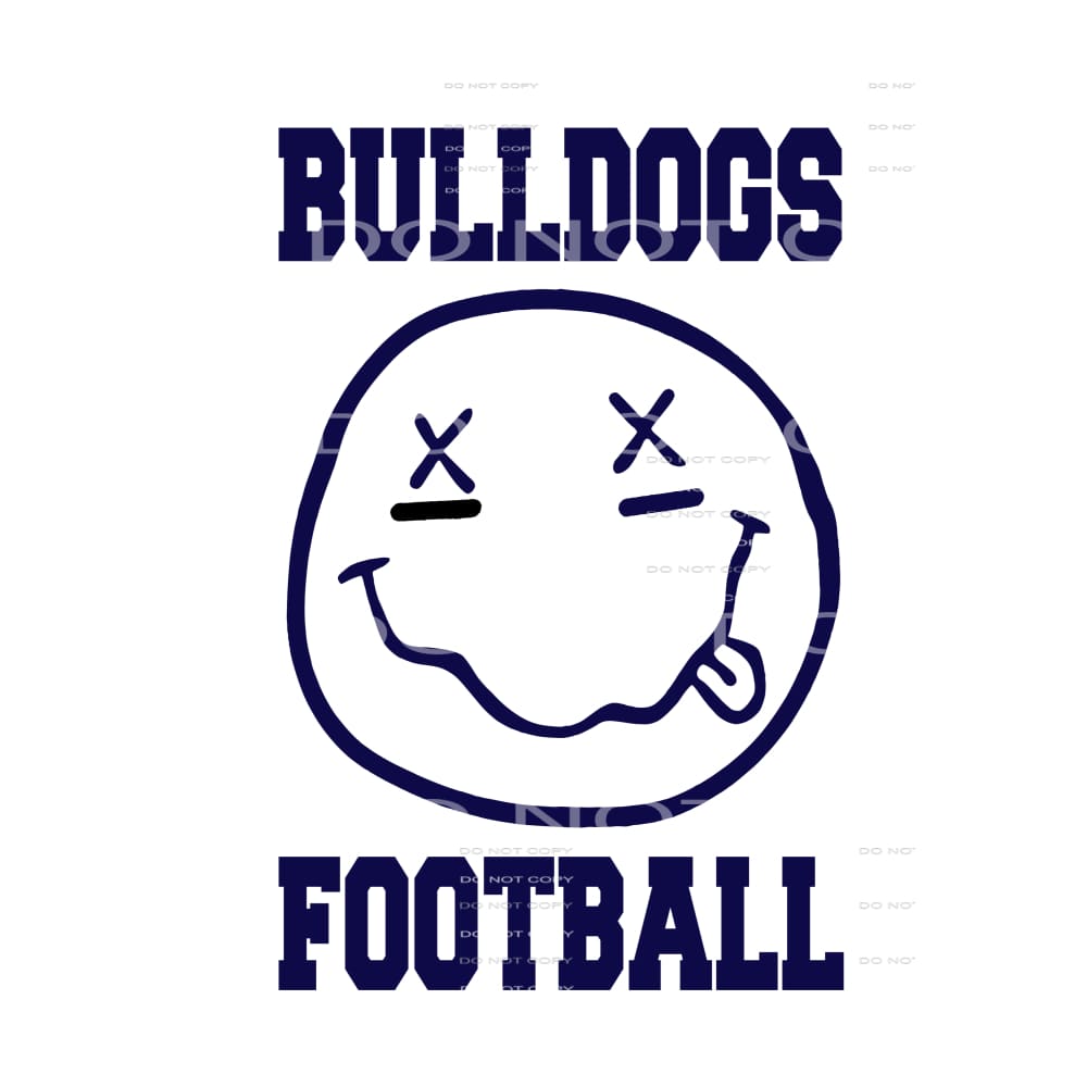 bulldogs football # 3312 Sublimation transfers - Heat