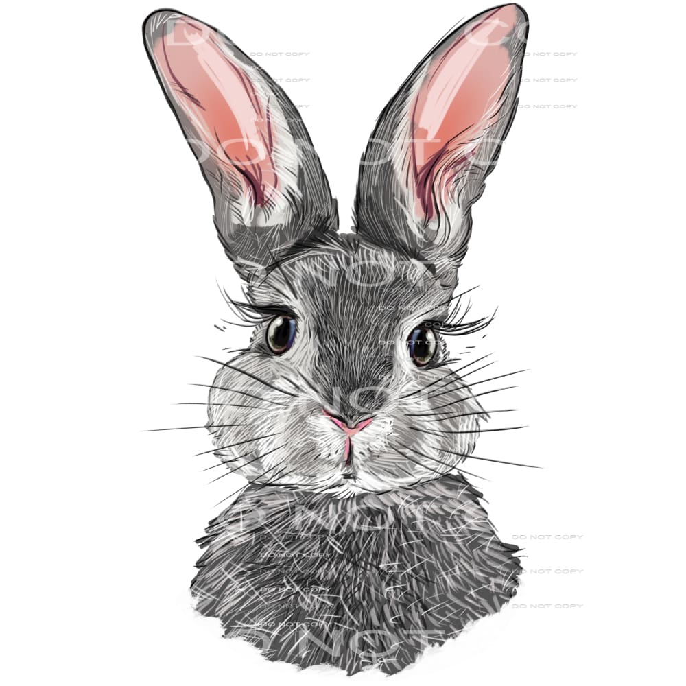 bunny #4402 Sublimation transfers - Heat Transfer