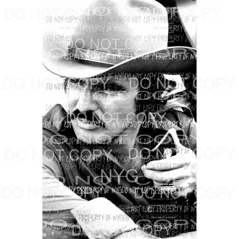 Burt Reynolds Sublimation transfers Heat Transfer