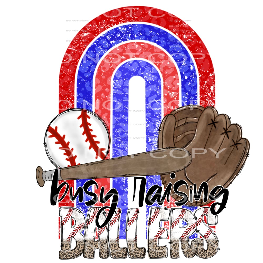 busy raising ballers #6352 Sublimation transfers - Heat