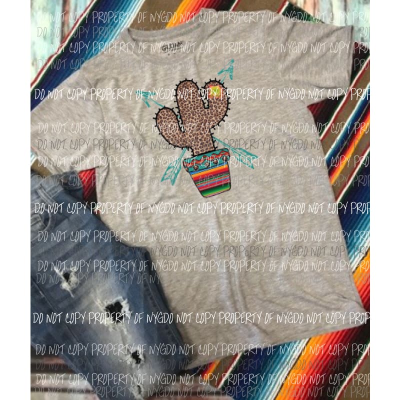 Cactus leopard sublimation transfer Heat Transfer
