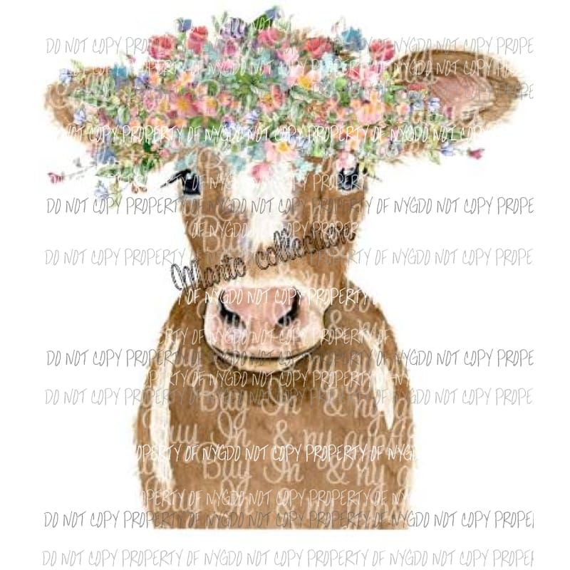 calf cow Baby sublimation Transfer Heat Transfer