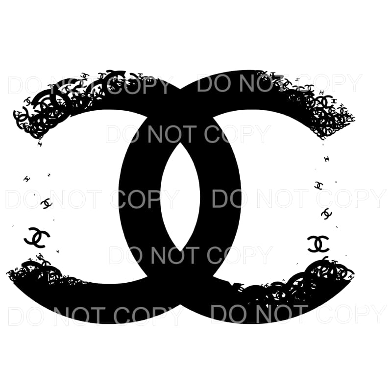 CC Chanel # 8 Black Sublimation transfers - Heat Transfer