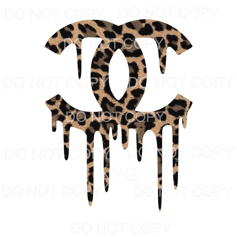 CC Chanel Leopard Logo Sublimation transfers - Heat Transfer