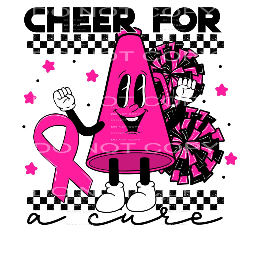 cheer for a cure #8312 Sublimation transfers - Heat Transfer