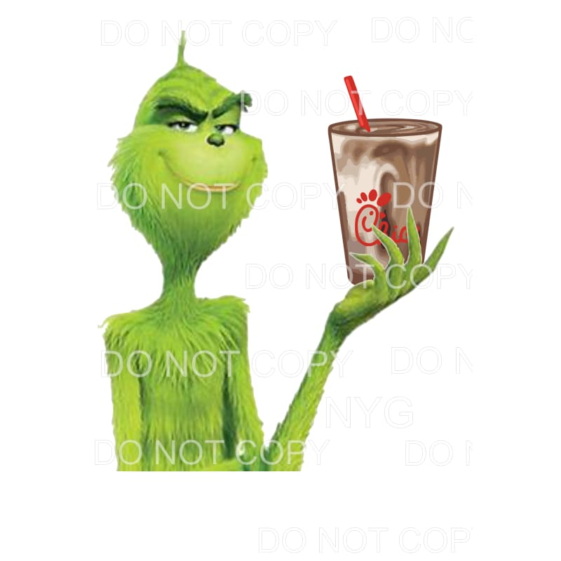 Chick Fil A Grinch Sublimation transfers - Heat Transfer