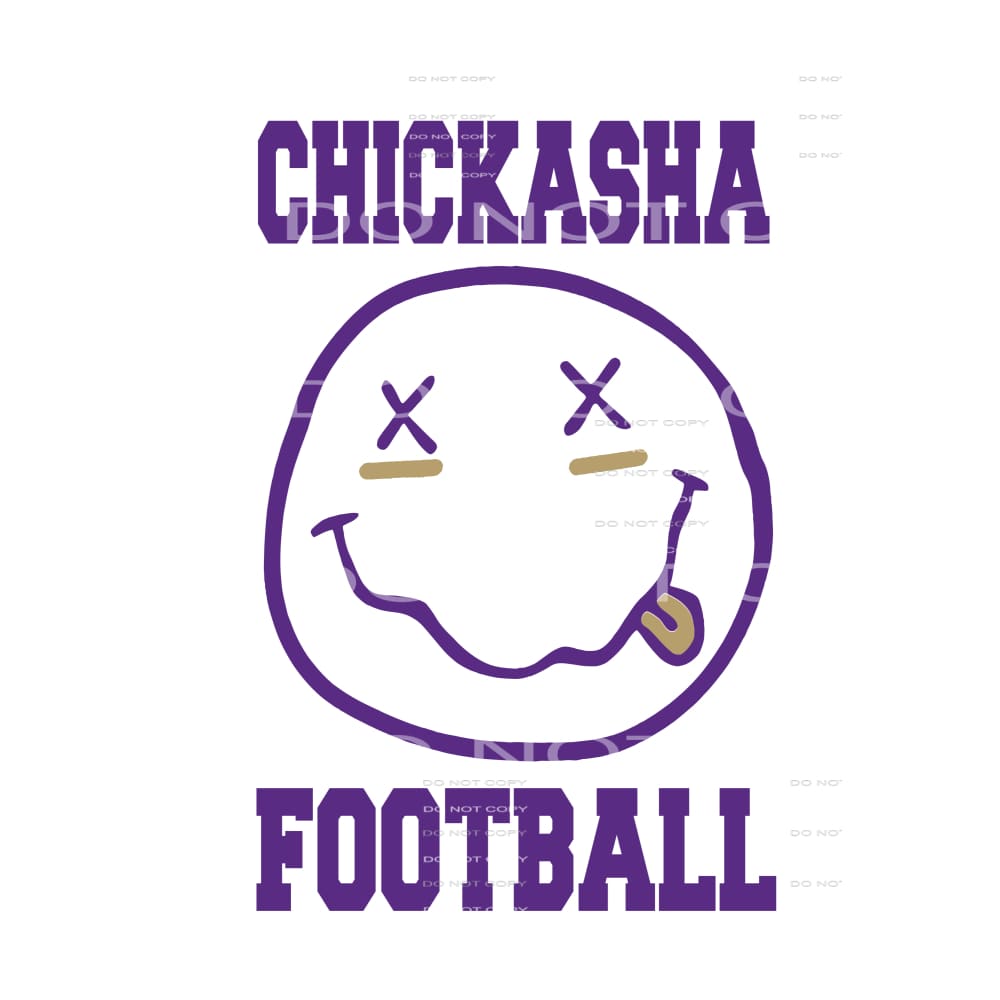 Chickasha football # 3316 Sublimation transfers - Heat