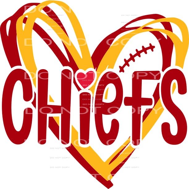 chiefs # 1030 Sublimation transfers - Heat Transfer