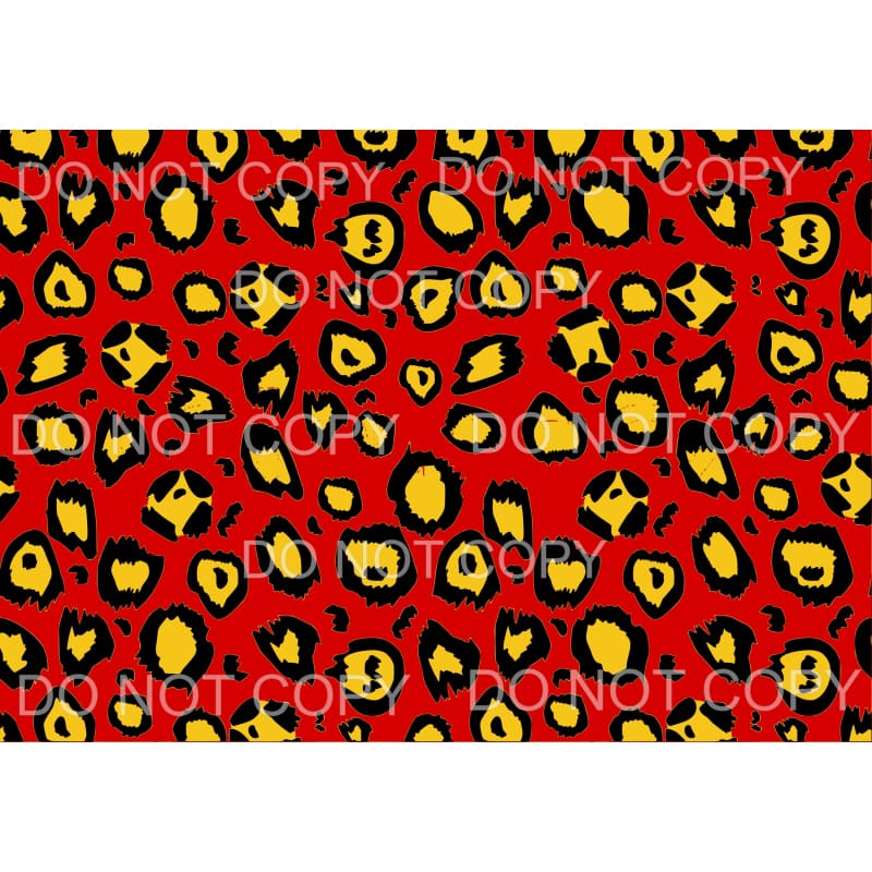 Chiefs Leopard Sheet # 426 Sublimation transfers - Heat