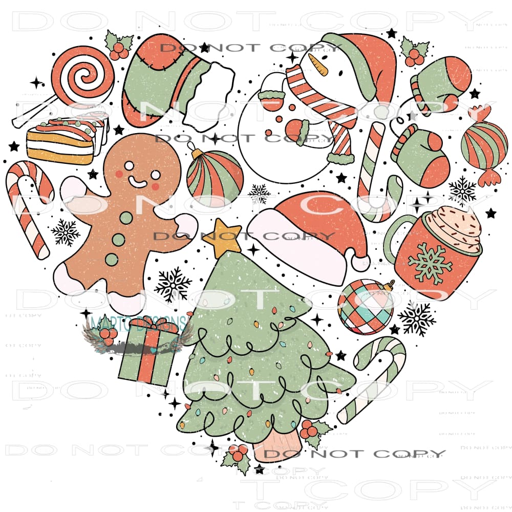 Christmas #8166 Sublimation transfers - Heat Transfer
