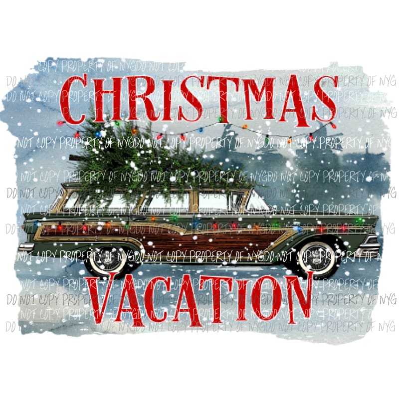 Christmas Vacation - Sublimation transfers Heat Transfer