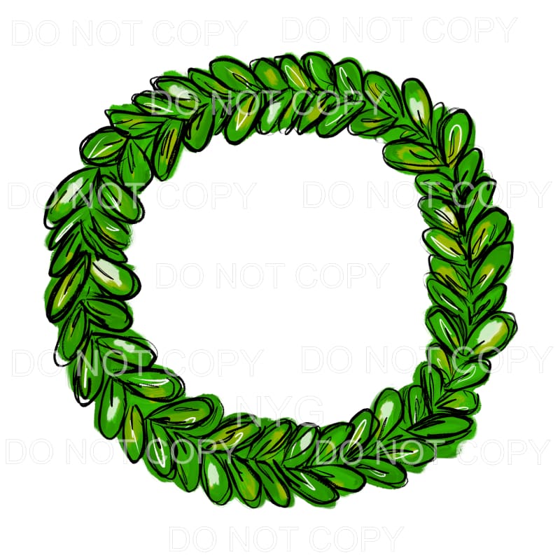 Christmas Wreath #1480 Sublimation transfers - Heat Transfer