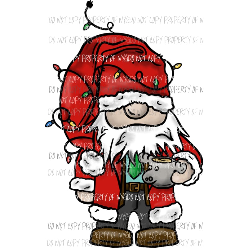 Clark Santa red Christmas vacation Sublimation transfers Heat Transfer