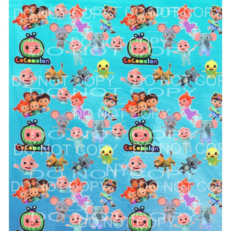 Cocomelon Sheet #1 Sublimation transfers - Heat Transfer
