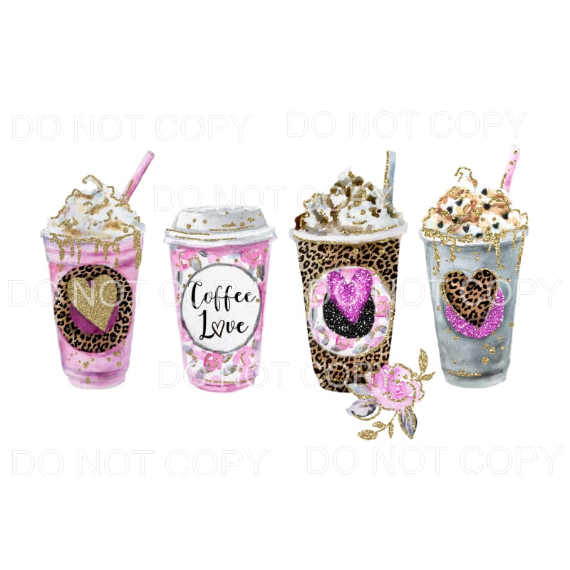 Coffee Love # 83 Sublimation transfers - Heat Transfer