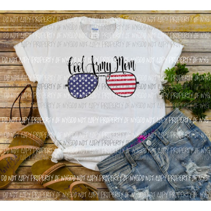 Cool army mom Sublimation transfers Heat Transfer