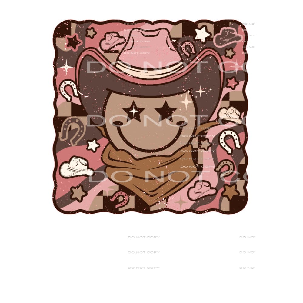 Cowboy #5494 Sublimation transfers - Heat Transfer Graphic