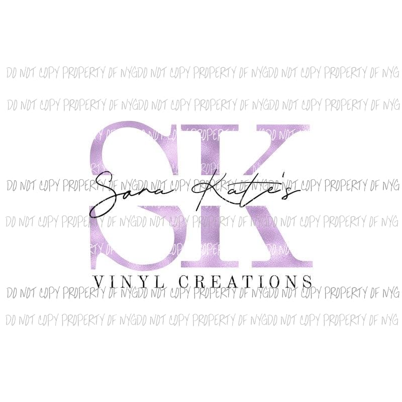 Custom 3 sara Sublimation transfers Heat Transfer