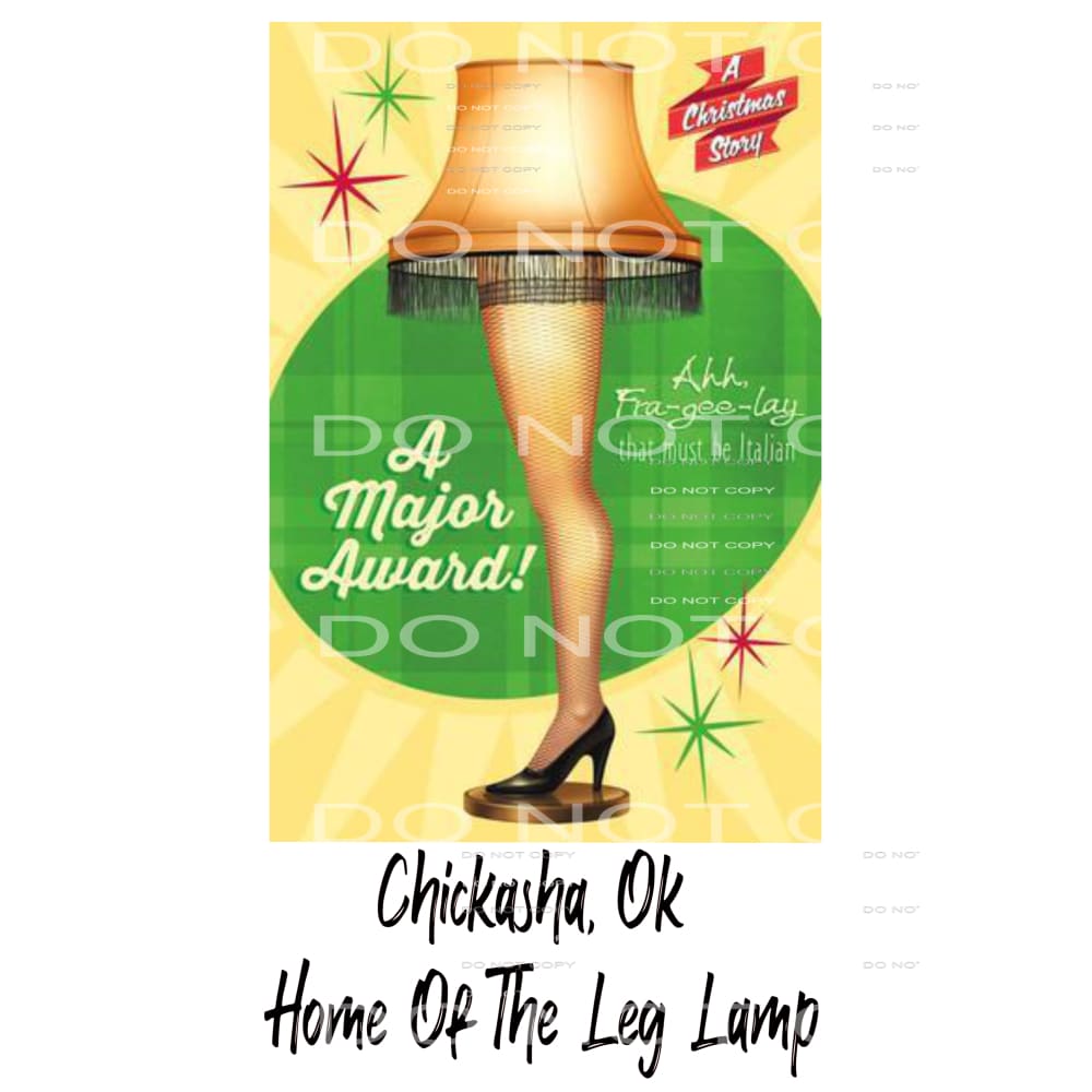 custom a christmas story major award # 1006 Sublimation