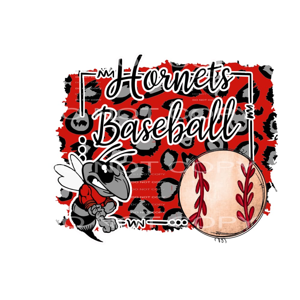 Custom Hornets baseball # 9969 Sublimation transfers - Heat