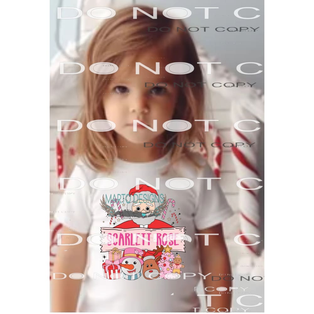 custom personalized santa bag - shirt # 9970 Sublimation
