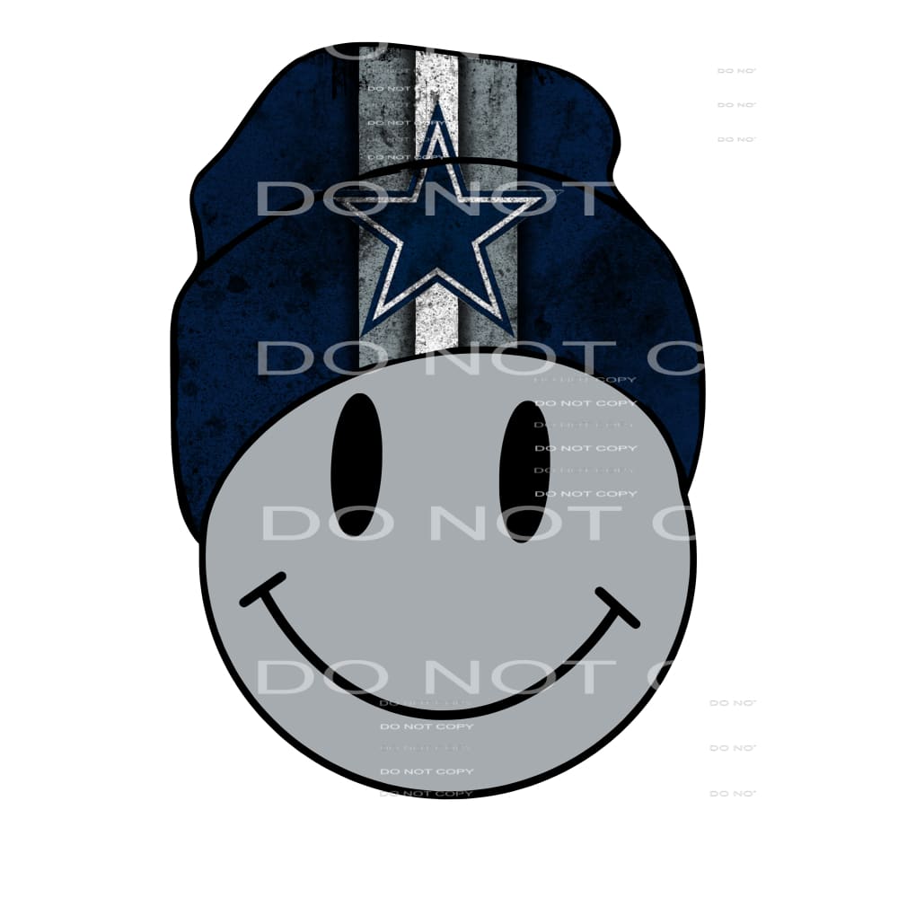 Dallas Smile face # 9060 Sublimation transfers - Heat