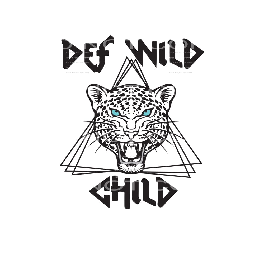Def Wild Child #4947 Sublimation transfers - Heat Transfer