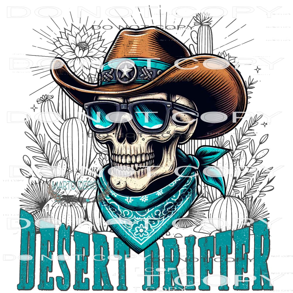 Desert Drifter #9465 Sublimation transfers - Heat Transfer