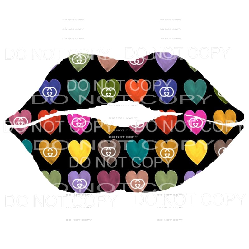 designer lips # 5881 Sublimation transfers - Heat Transfer