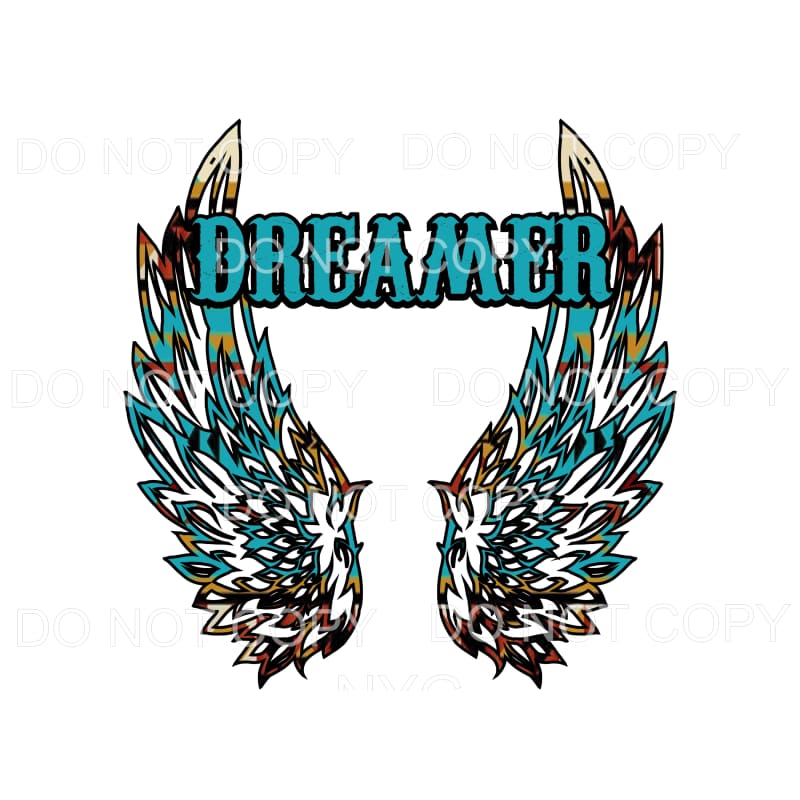 Dreamer Wings Sublimation transfers - Heat Transfer