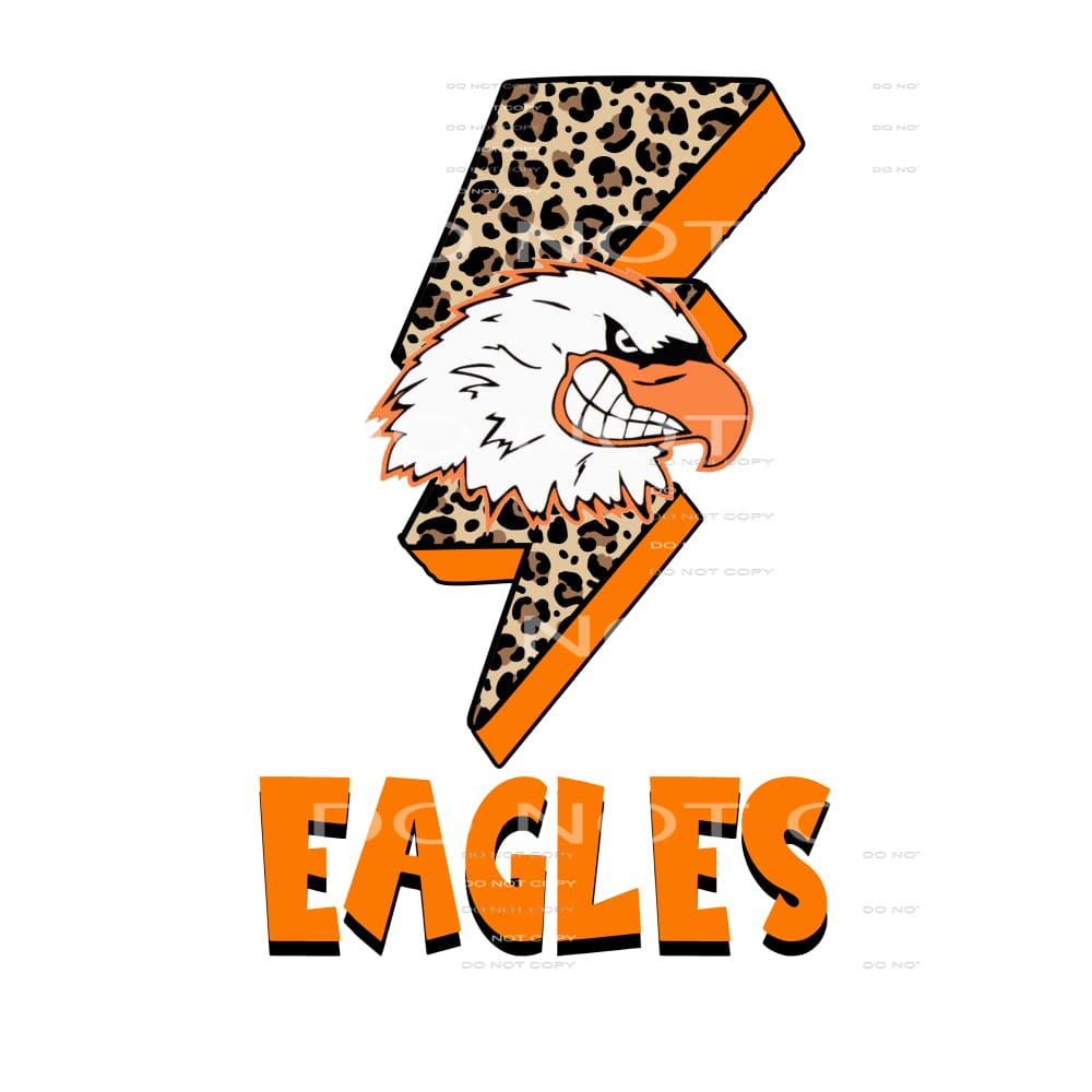 EAGLES Lightning bolt # 55067 Sublimation - Heat Transfer