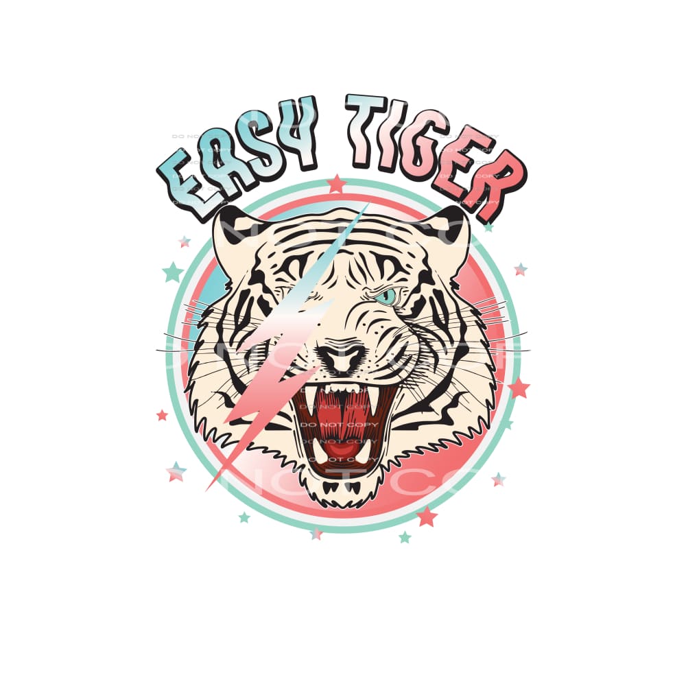 Easy Tiger #4952 Sublimation transfers - Heat Transfer