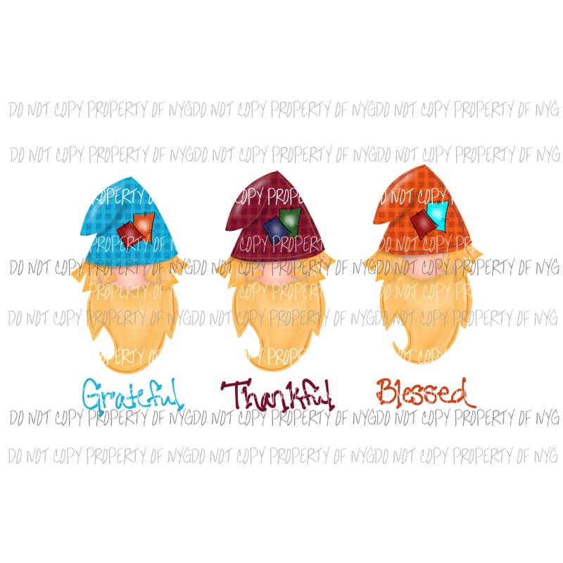 fall gnomes Sublimation transfers Heat Transfer