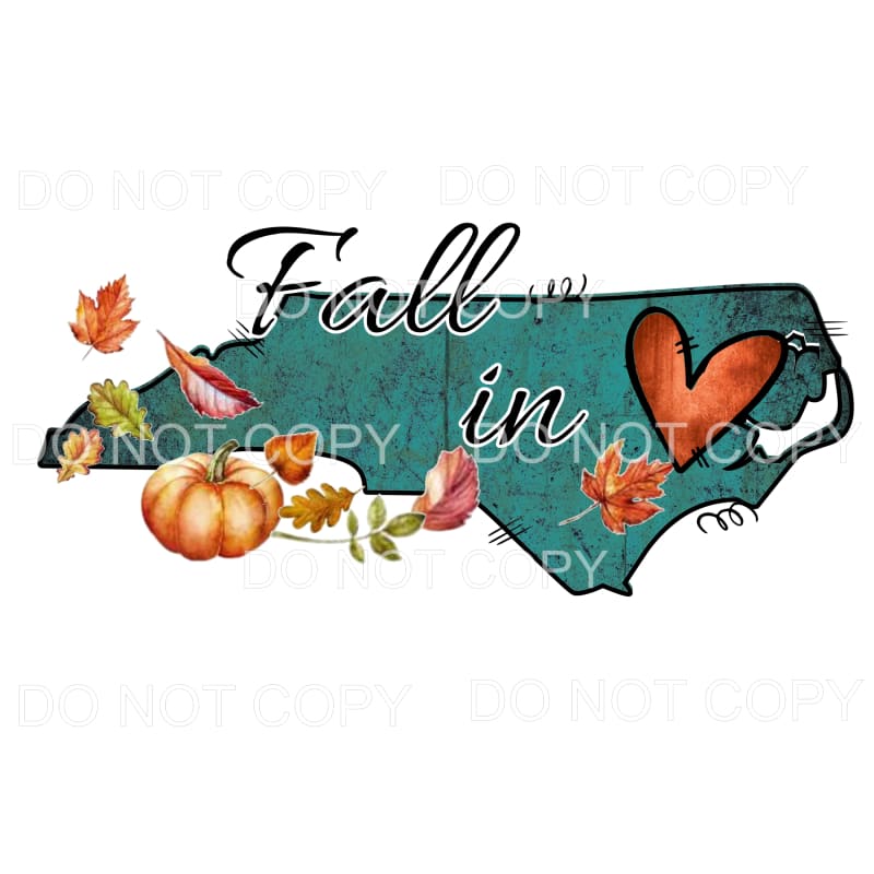 Fall In North Carolina #3 Sublimation transfers - Heat