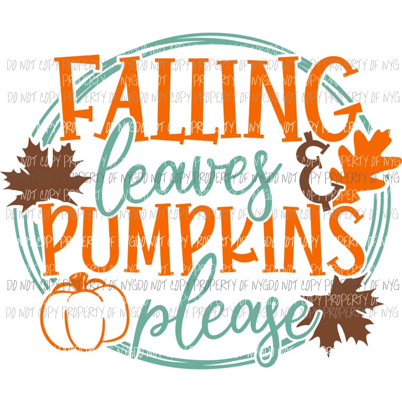 falling leaves Sublimation transfers Heat Transfer