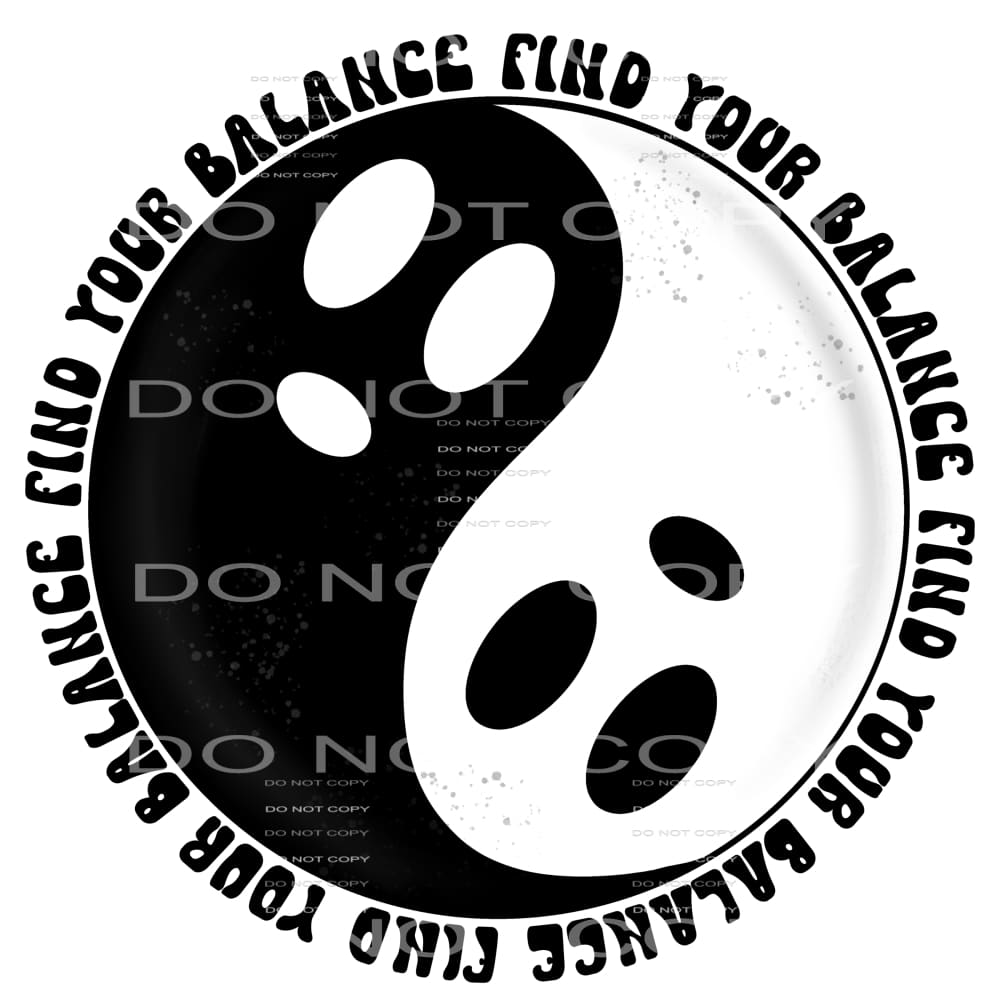 find your balance #7803 Sublimation transfers - Heat