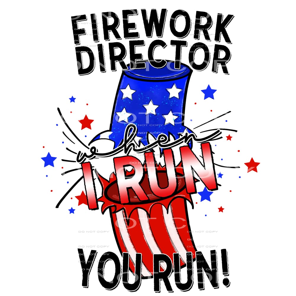 firework director #7114 Sublimation transfers - Heat