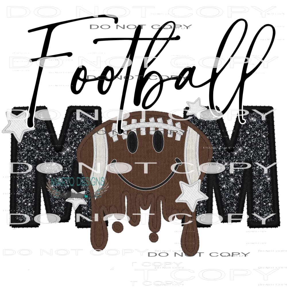 Football Mom #7303 Sublimation transfers - Heat Transfer
