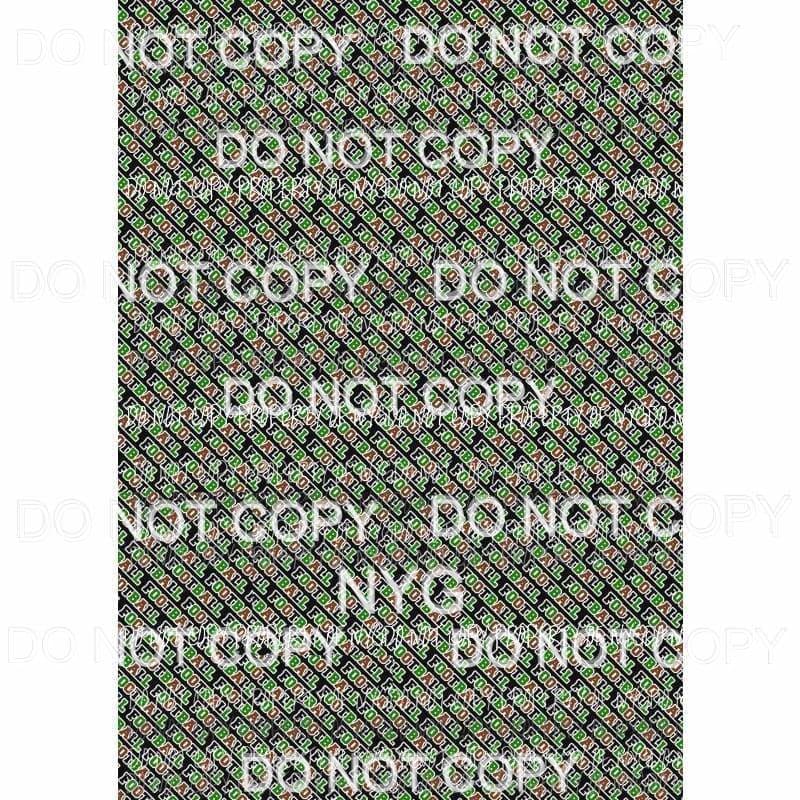 Football Word Sheet Sublimation transfers 13 x 9 inches Heat Transfer