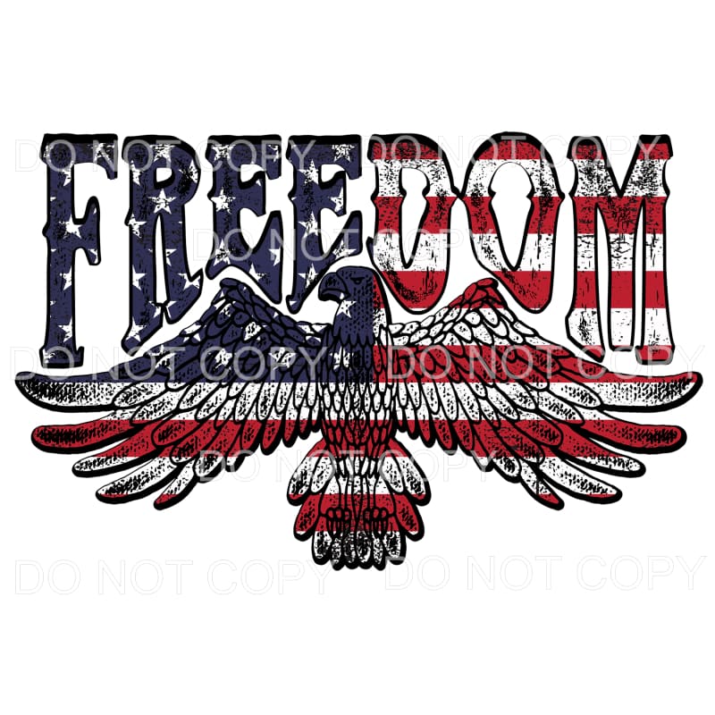 FREEDOM EAGLE Sublimation transfers - Heat Transfer